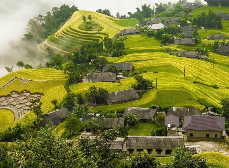 Ruộng bậc thang tuyệt đẹp tại Hà Giang